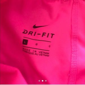 Large Nike pros shorts
